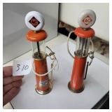 ALLIS CHALMERS - 2 MINI GAS PUMPS