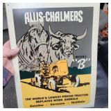 ALLIS CHALMERS - METAL SIGN 12' X 17'