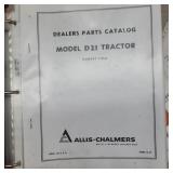 ALLIS CHALMERS D 21 - PARTS CATALOGUE