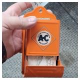 allis chalmers tin matchbox holder