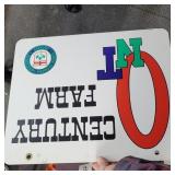 DUAL CENTURY FARM SIGN