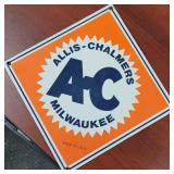 ALLIS CHALMERS 10'X 10' PORCELIN SIGN