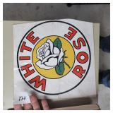 WHITE ROSE STICKER