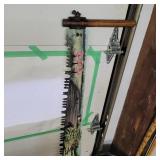 HAND PAINTED  CROSS CUT SAW by  RAY STEPHENS
