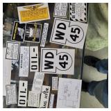WD45 -  ALLIS CHALMERS STICKERS