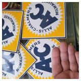 ALLIS CHALMERS STICKERS