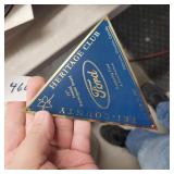 FORD  2007 CLUB PLAQUE