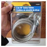 2 pc - 40' Safety Cables