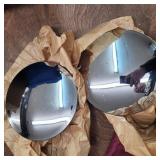 2 - SIMPLICITY CHROME HUB CAPS- NEW