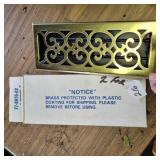 2- BRASS FLOOR VENTS