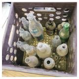 MILK CRATE - ASSORTED BOTTLES
