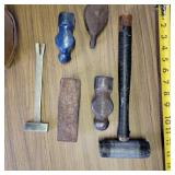 ASSORTED HAMMERS, ETC