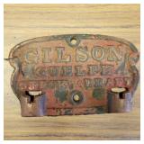 ANTIQUE- GILSON DRAFT CHAIN BRACKEY - GUELPH
