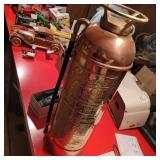 PYRENE BRASS FIRE EXTINGUISHER- RESTORED