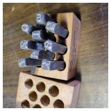 NUMBER PUNCHES 1/4'  MAPLE LEAF