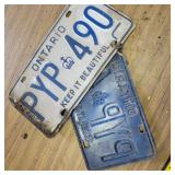 2 - ONTARIO LICENSE PLATE  1984