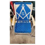 FOLDING MASONS LAWN CHAIR