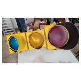 stop light with post brackets - works