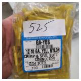 12-10 YELLOW SHRINK CONNECTORS