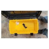 YELLOW PLASTIC TOOL BOX
