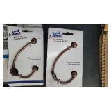 2 WALL HOOKS