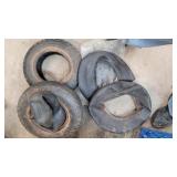 ASSORTED TUBES AND GARDEN TIRES