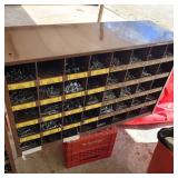 40 COMPARTMENT NUT& BOLT CABINET 12'X35'X21'