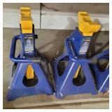 4 JACK STANDS 4TON