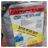 8' X 12' SILVER TARP