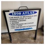 METAL FOLDING SIGN  FRAME STAND