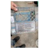 BLUE MILK CRATE