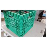 GREEN MILK CRATE