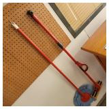 2 RED HANDLE MOPS