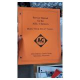 WD ALLIS CHALMERS SERVICE & PARTS BOOKS,ETC