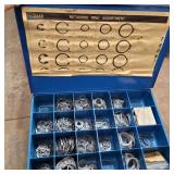 METAL NUT & BOLT TRAY W/CONTENTS