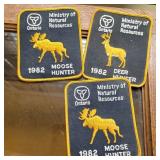 1982 MOOSE HUNTING PATCHES (3)