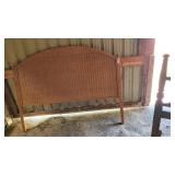 WHICKER HEADBOARD