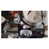 prism golf clubs, bag, etc
