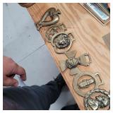 brass horse tach emblems