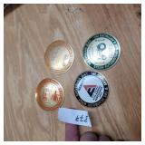 4 tractor emblems - heritage