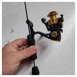 red wolf reel & mojo ice  fishing rod