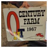 DOUBLE SIDED CENTURY FARM SIGN