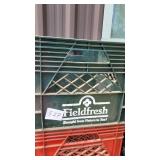 green milk crate