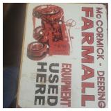 farmall-  tin sign