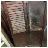 4-    21' X 42' WOOD SHUTTERS