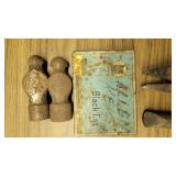 PLAYER TIN, 2 HAMMER HEADS