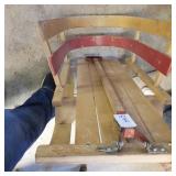 wooden sleigh