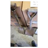 2 square/scoop  mouth shovels