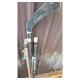 hockey stick , handles