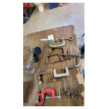 lot- small c clamps